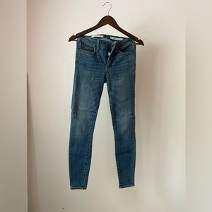 Pilcro & Stitch Anthro High Rise Denim Legging Size 25